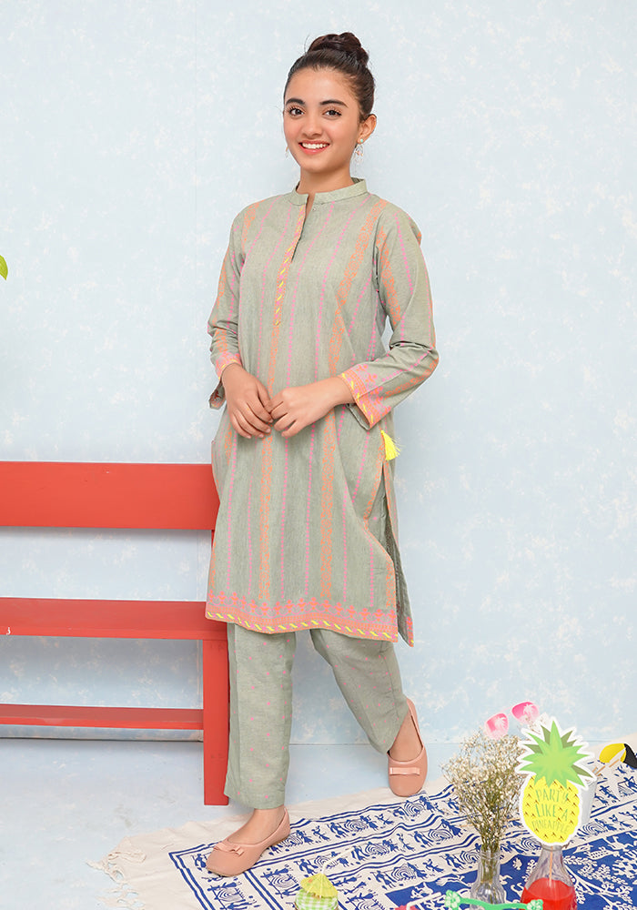 Cotton Chambray Printed Co-ords - Wear Ochre