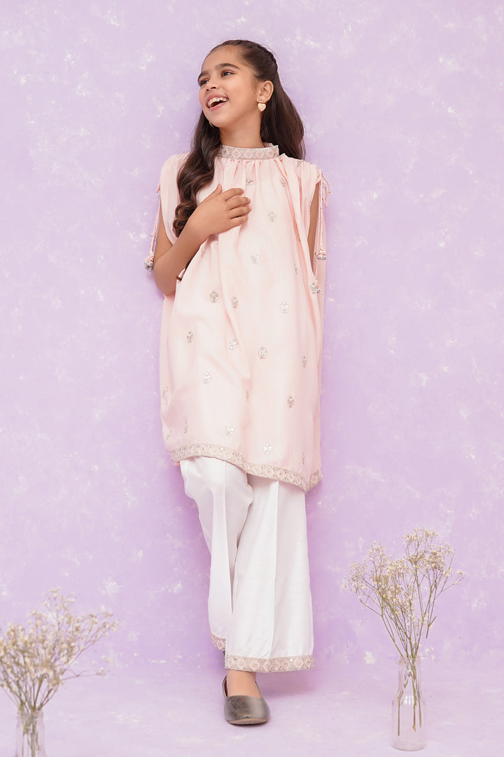 Viscose Embroidered 2 Pc Suit - Wear Ochre