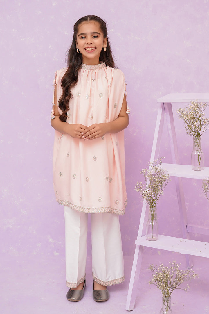 Viscose Embroidered 2 Pc Suit - Wear Ochre