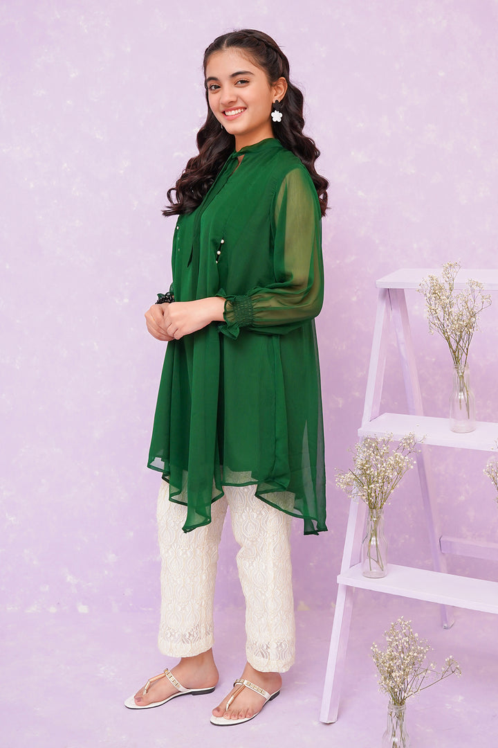 Chiffon 2 Pc Suit - Wear Ochre