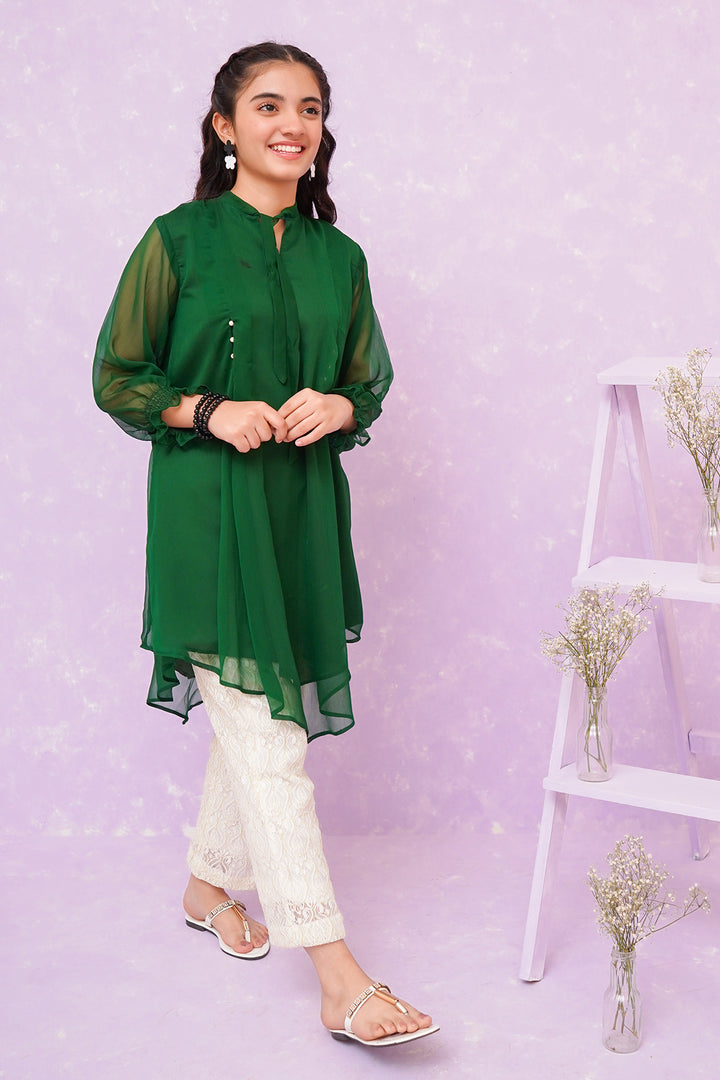 Chiffon 2 Pc Suit - Wear Ochre