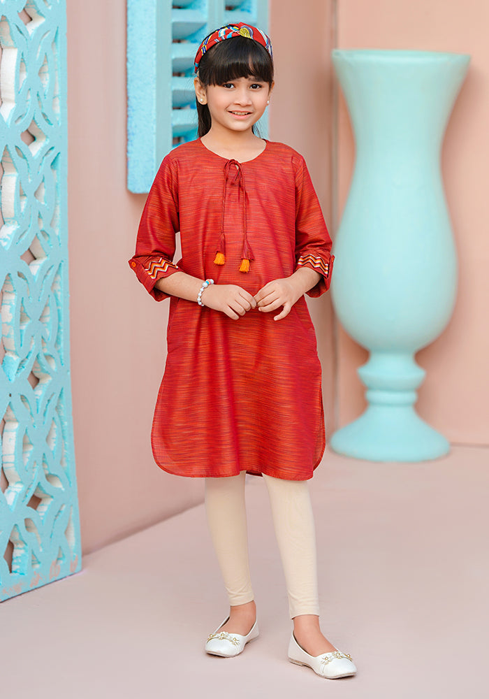Multi Yarn Cotton Top - Wear Ochre
