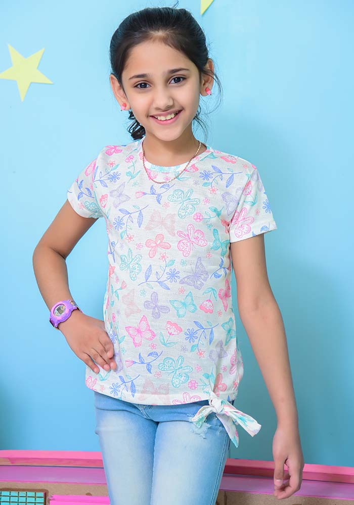 Girls Jersey Top - Wear Ochre