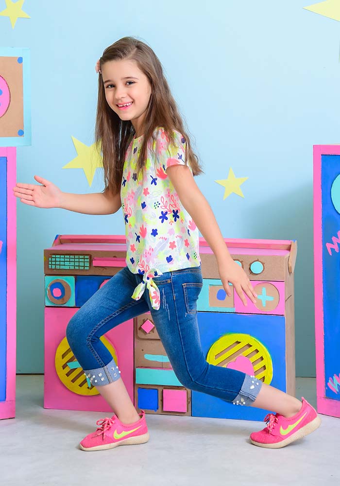 Girls Jersey Top - Wear Ochre