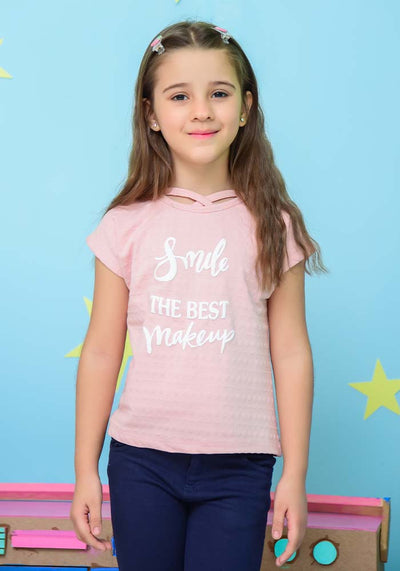 Peach Jersey Top