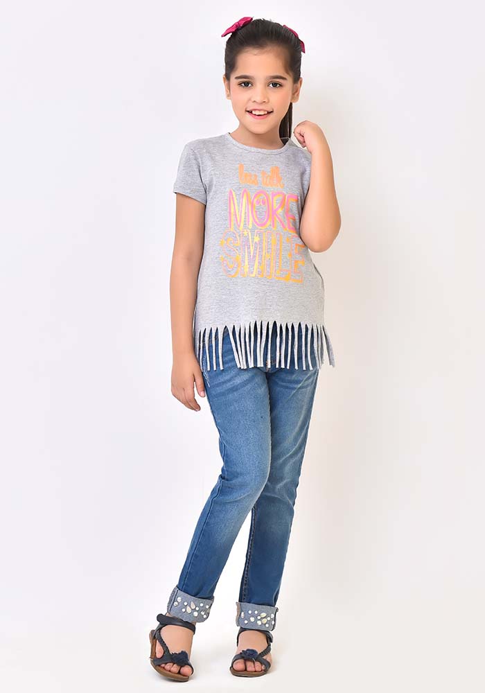Girls Jersey Top - Wear Ochre