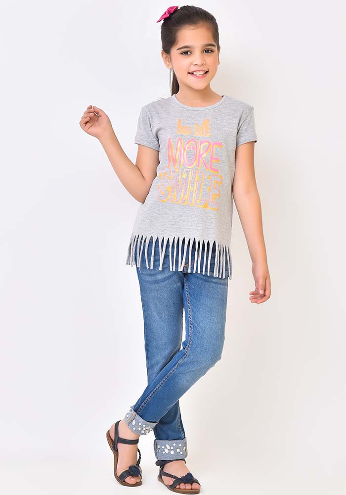 Girls Jersey Top - Wear Ochre