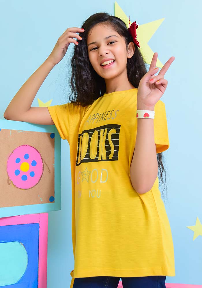 Yellow Cotton Stretch Jersey - Wear Ochre