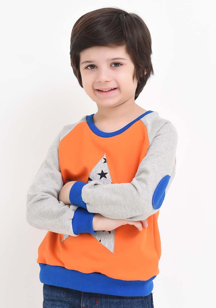 Boys Sweatshirt - Wear Ochre