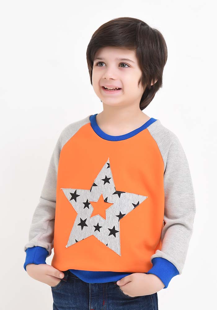 Boys Sweatshirt - Wear Ochre