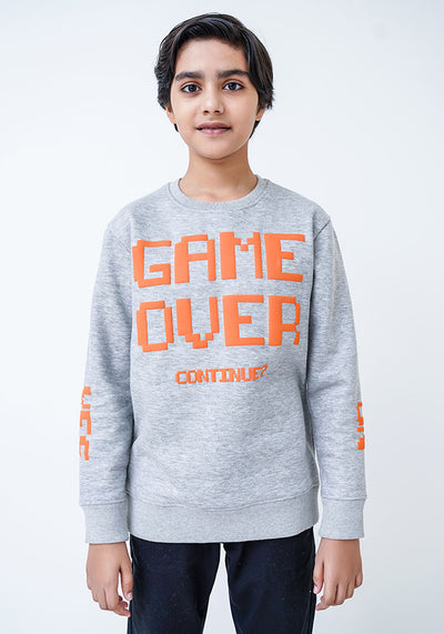 Terry Printed Sweatshirt