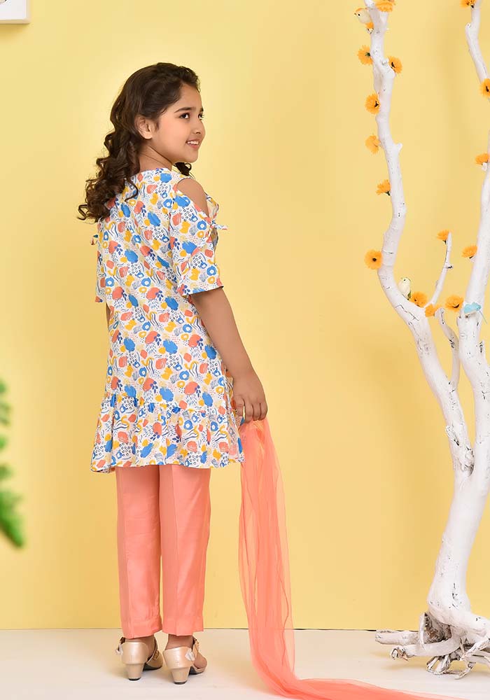 Lawn Digital Printed 3 Pc Suit - Wear Ochre