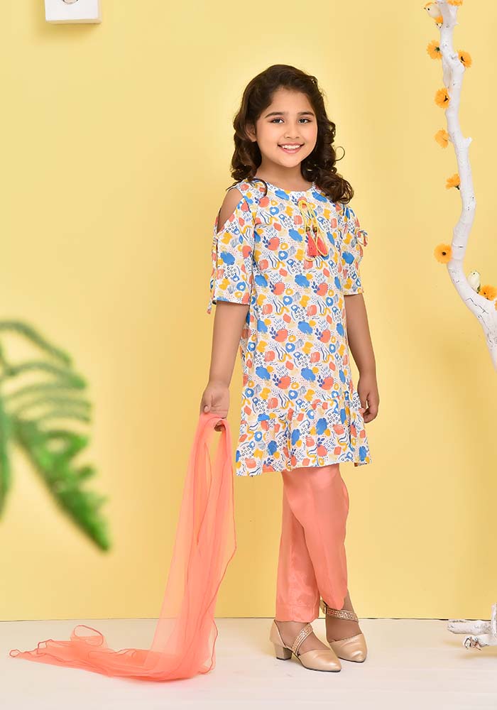 Lawn Digital Printed 3 Pc Suit - Wear Ochre