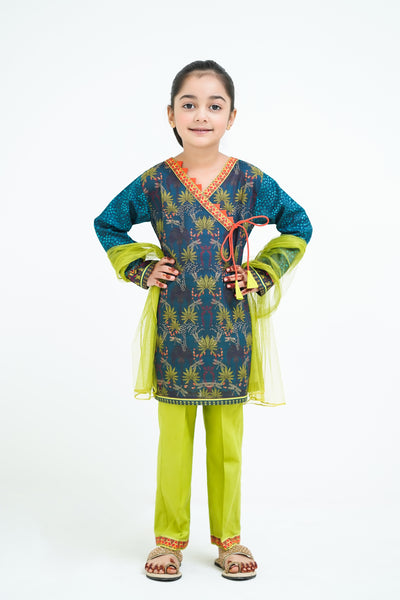 Lawn Digital Printed 3 Pc Suit