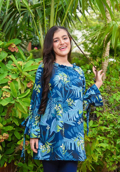 Linen Printed Top