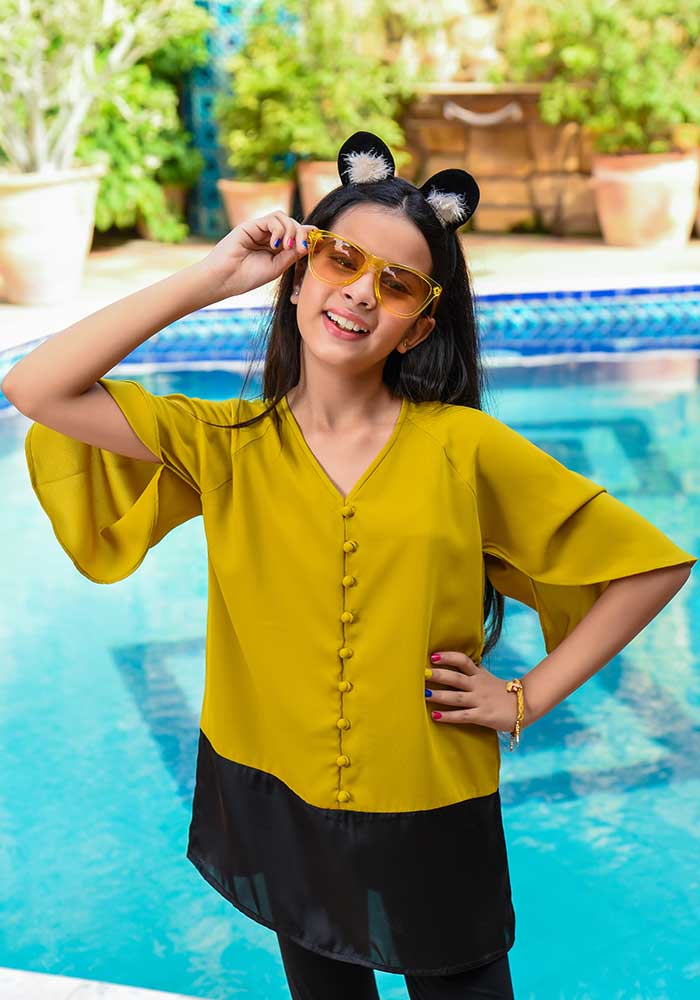 Georgette Top - Wear Ochre