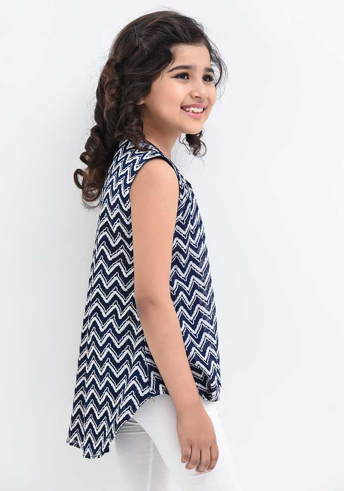 Chiffon Printed Top - Wear Ochre