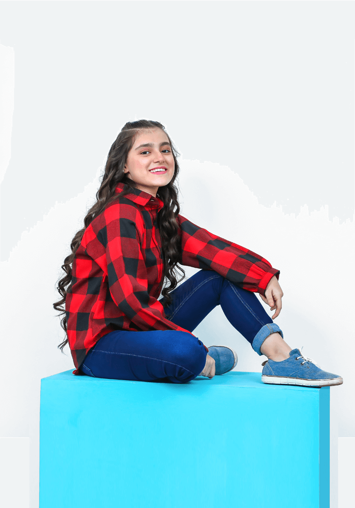 Flannel Chequered Top - Wear Ochre