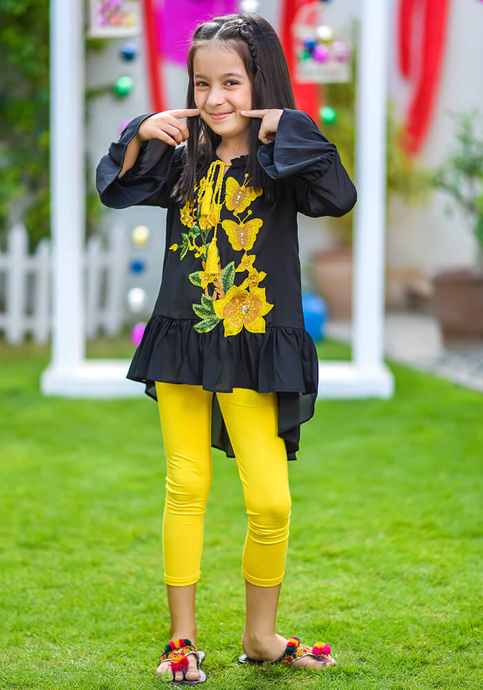 Silk Embroidered Top - Wear Ochre