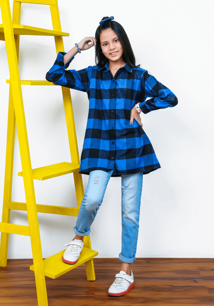 Flannel Chequered Top - Wear Ochre