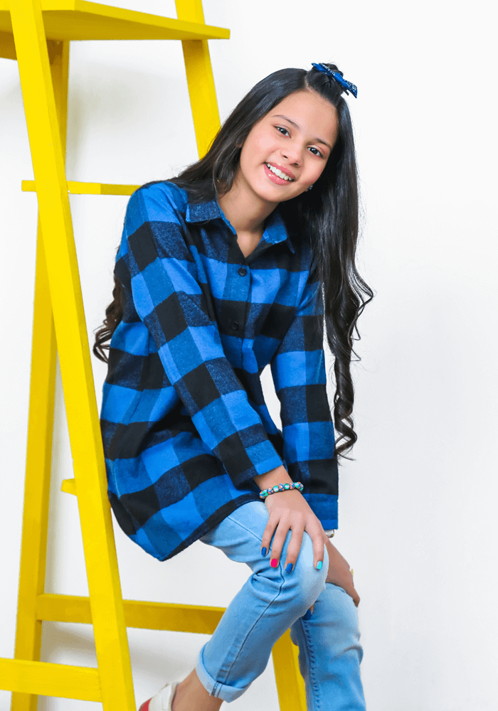 Flannel Chequered Top - Wear Ochre