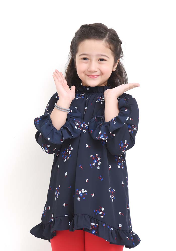 Georgette Printed Top - Wear Ochre