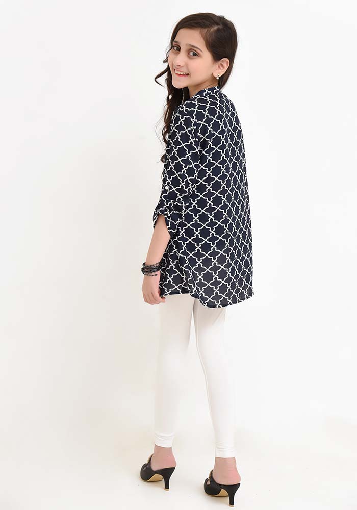 Georgette Printed Top - Wear Ochre