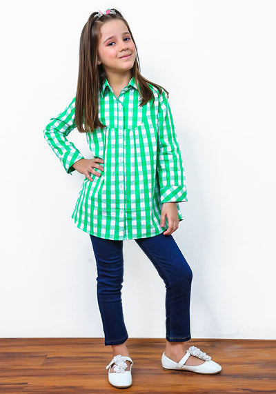 Cotton Chequered Top