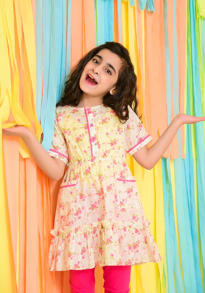 Cotton Printed Top - Wear Ochre
