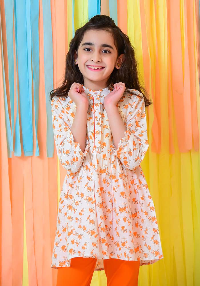 Cotton Printed Top - Wear Ochre