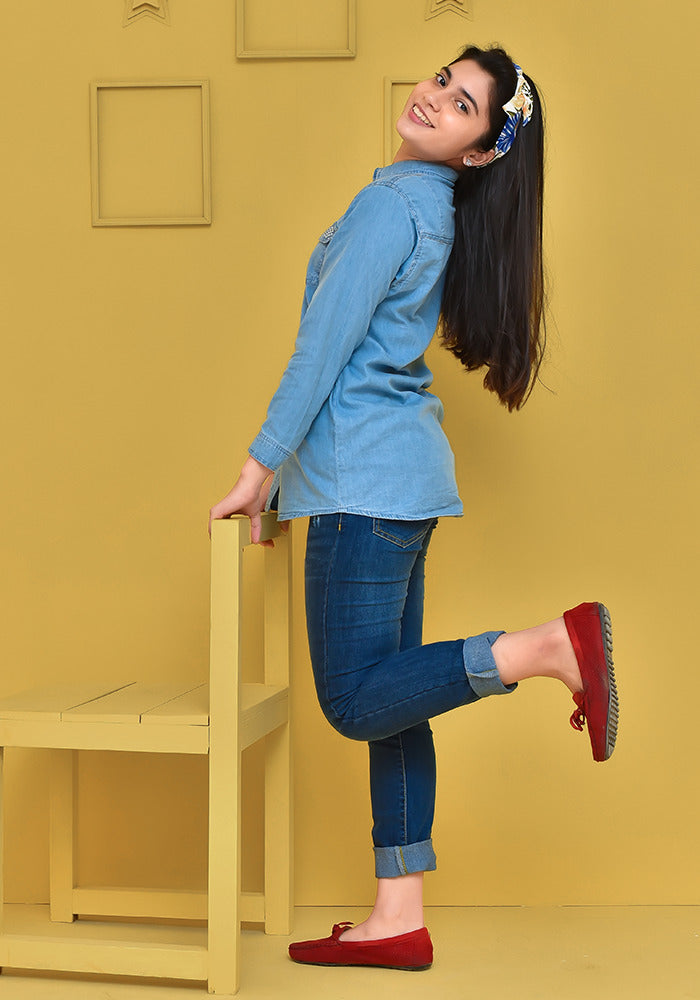 Denim Top - Wear Ochre