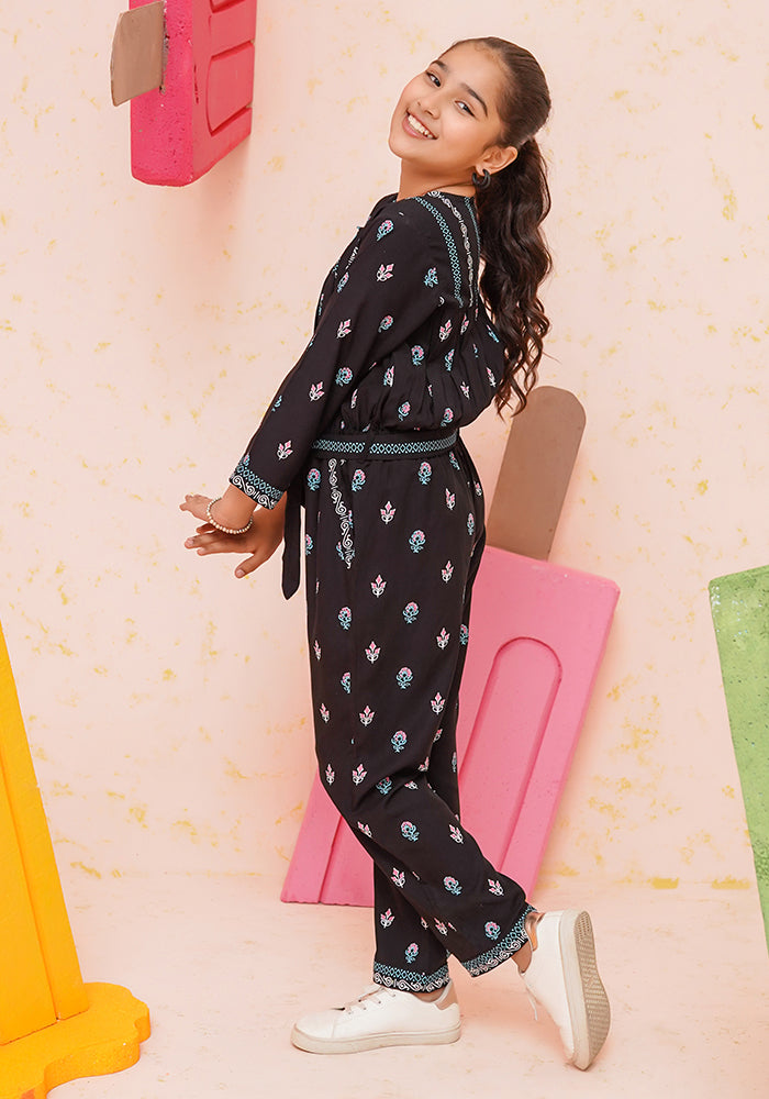 Marina Cotton Printed Jumpsuit - Wear Ochre