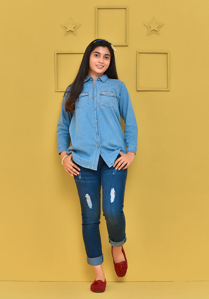 Denim Top - Wear Ochre