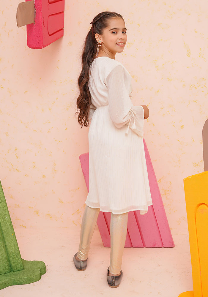 Zari Chiffon Top - Wear Ochre