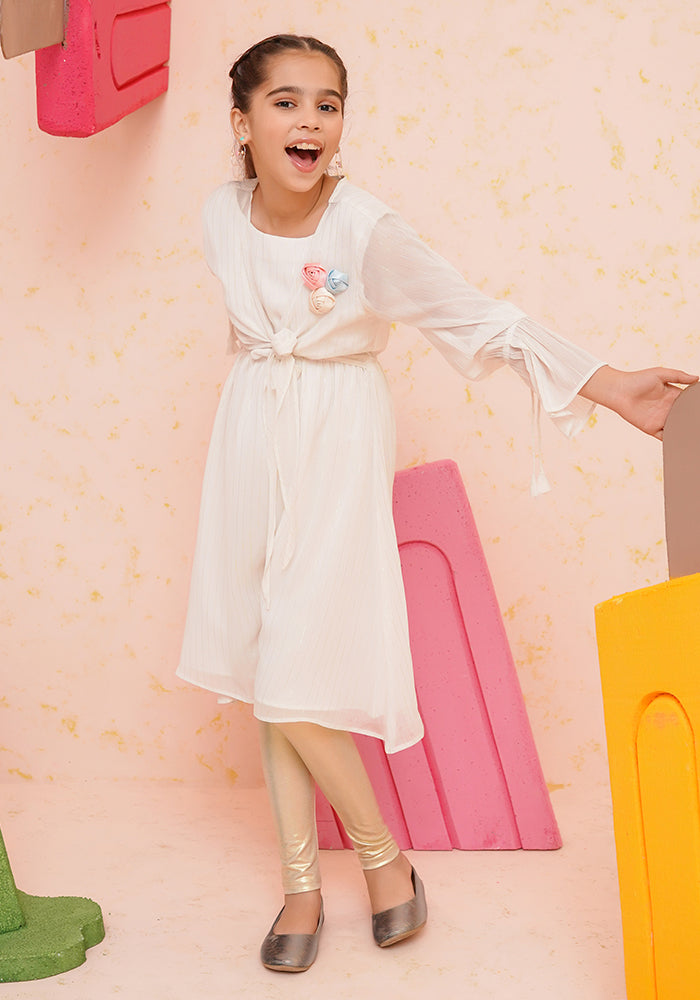 Zari Chiffon Top - Wear Ochre