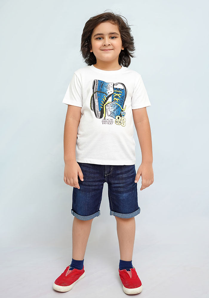 Printed T-Shirt - Wear Ochre