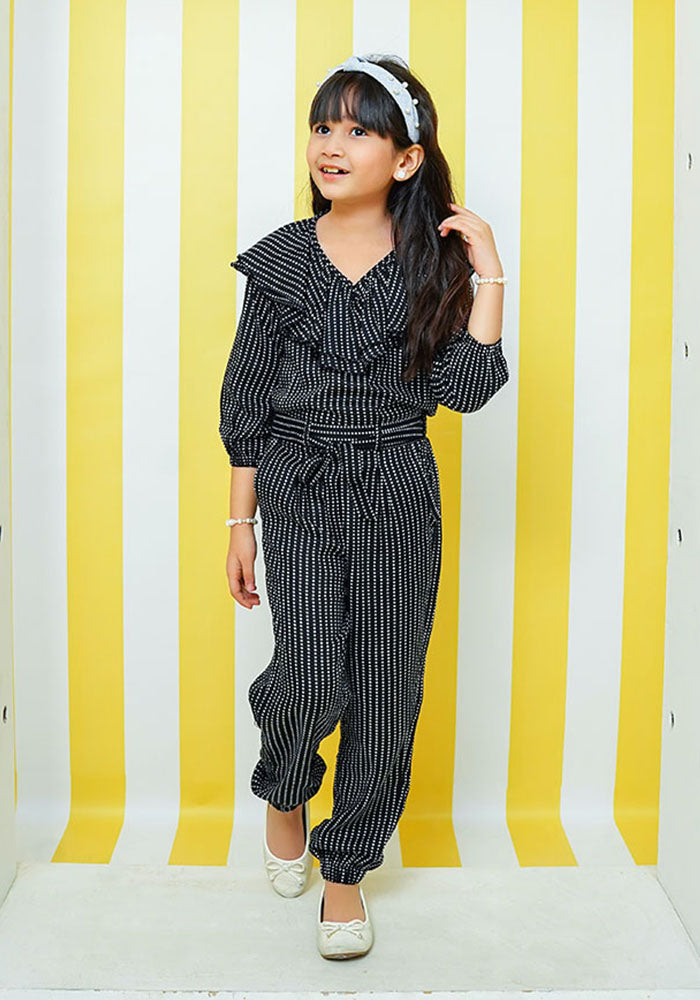 Printed Linen Jumpsuit - Wear Ochre