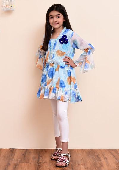 Printed Chiffon Top