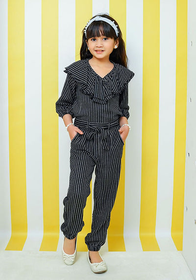 Printed Linen Jumpsuit