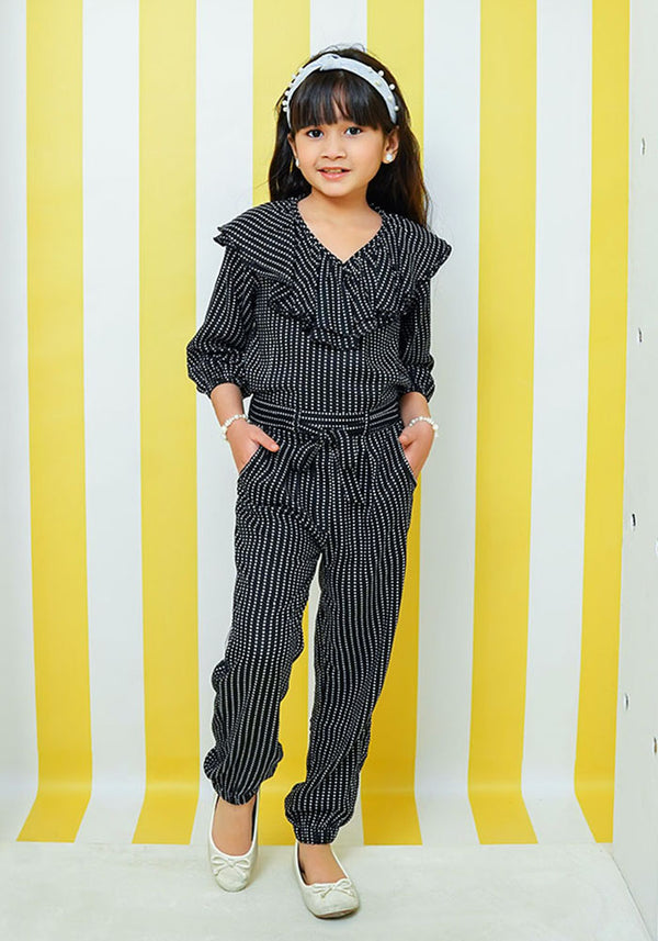 Printed Linen Jumpsuit - Wear Ochre