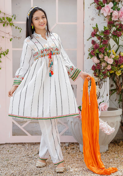 Cotton Printed 3 Pc Suit
