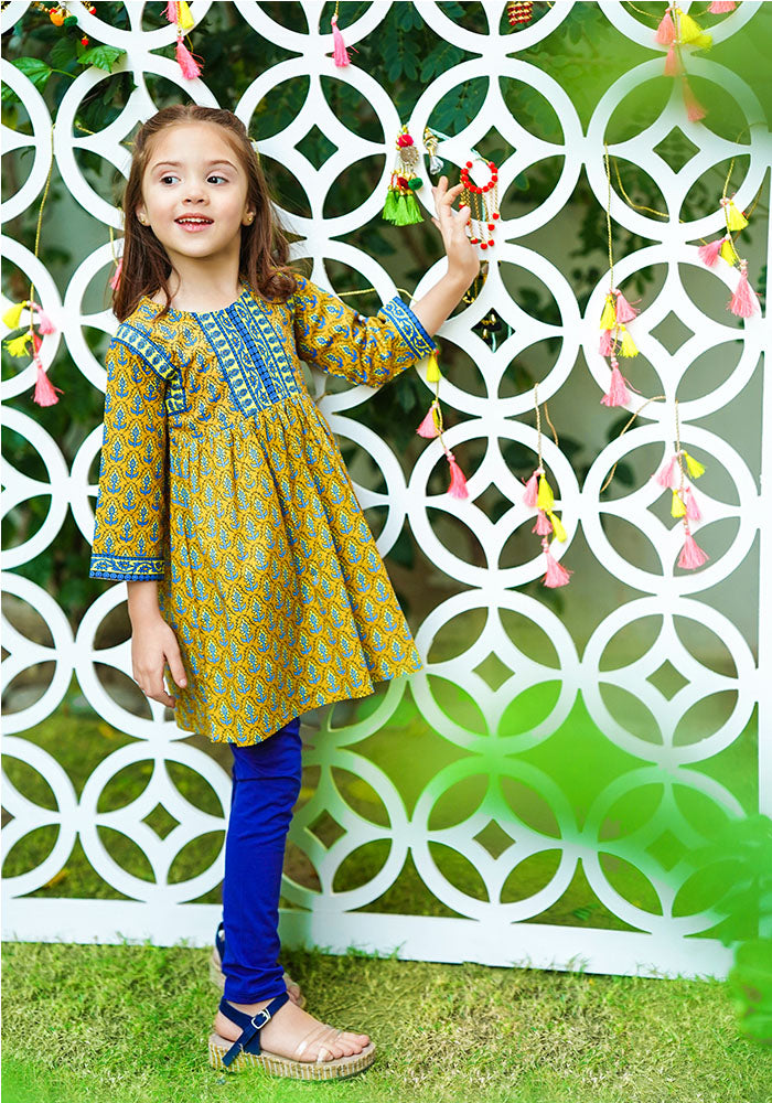 Lawn Digital Printed Kurti - Wear Ochre