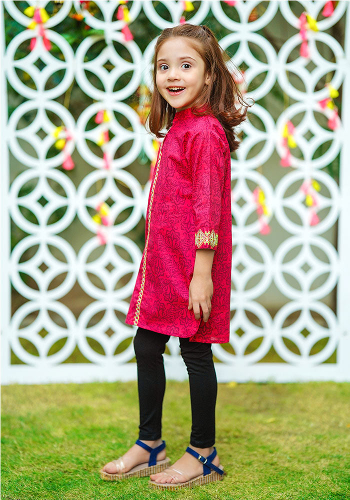 Lawn Digital Printed Kurti - Wear Ochre