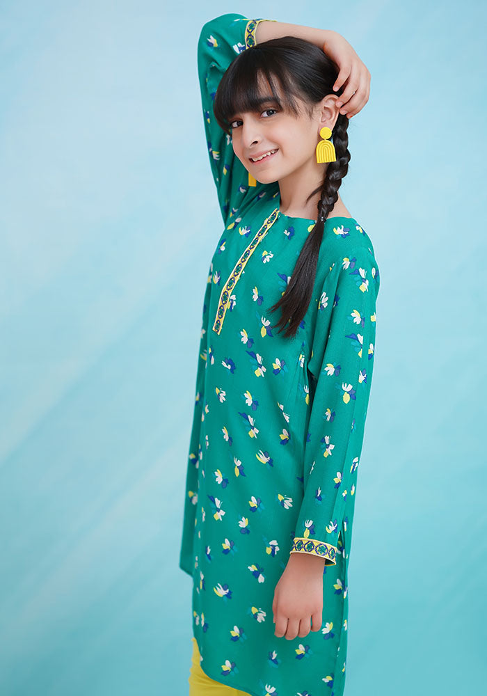 Printed Viscose Top - Wear Ochre