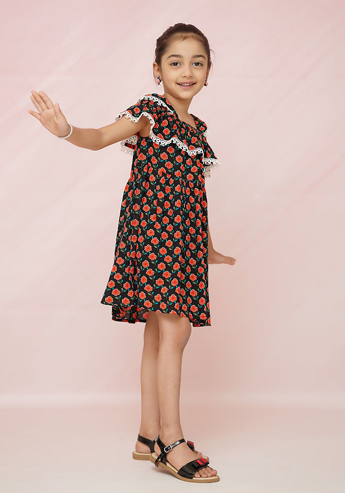 Printed Viscose Top - Wear Ochre
