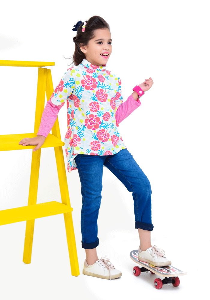 Girls Jersey Top - Wear Ochre