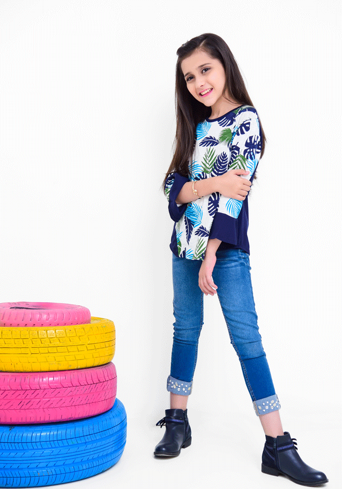 Girls Jersey Top - Wear Ochre