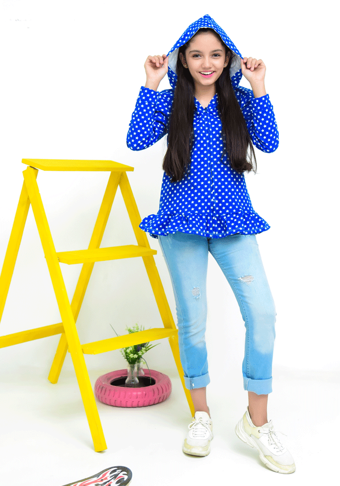 Girls Hoodie - Wear Ochre