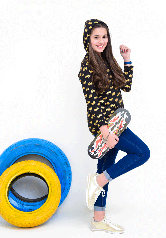 Girls Hoodie - Wear Ochre