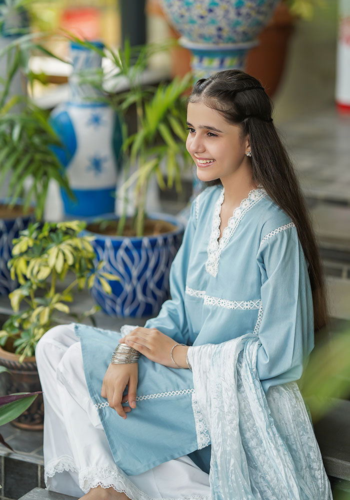 Khaddar 3 Pc Suit - Wear Ochre